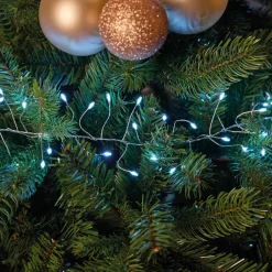 KAEMINGK Ghirlande Di Luci-Ghirlanda luminosa 12 m 960 Micro LED cavo argento Luxe Bianco freddo