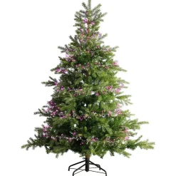 KAEMINGK Ghirlande Di Luci-Ghirlanda luminosa 6 m 480 Micro LED cavo argento Luxe Tricolore Rosa, bianco caldo e freddo