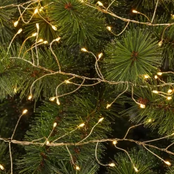 KAEMINGK Ghirlande Di Luci-Ghirlanda luminosa 18 m 1440 Micro LED cavo argento Luxe Bianco caldo