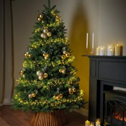 KAEMINGK Ghirlande Di Luci-Ghirlanda luminosa 6 m 480 Micro LED cavo oro Luxe bicolore Bianco caldo e freddo