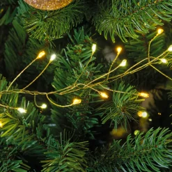 KAEMINGK Ghirlande Di Luci-Ghirlanda luminosa 6 m 480 Micro LED cavo oro Luxe bicolore Bianco caldo e freddo