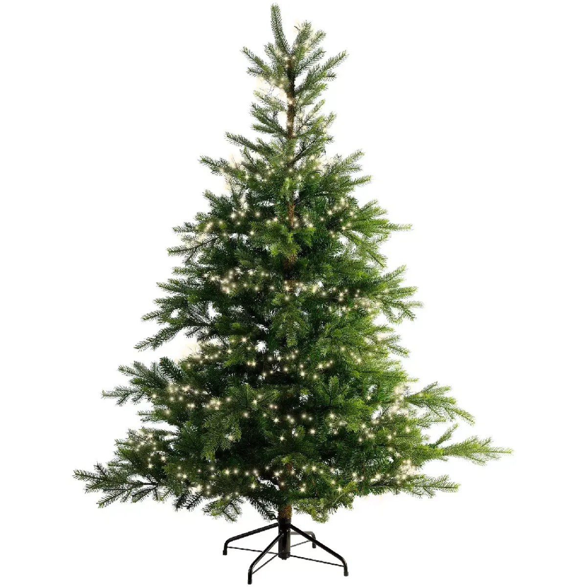 KAEMINGK Ghirlande Di Luci-Ghirlanda luminosa 12 m 960 Micro LED cavo nero Luxe Bianco caldo