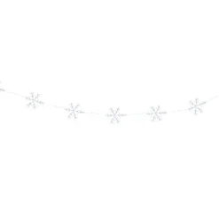 KAEMINGK Oggetti Decorativi E Illuminati|Ghirlande Luminose Decorative-Ghirlanda luminosa 2,25 m 160 micro LED Cristalli di neve