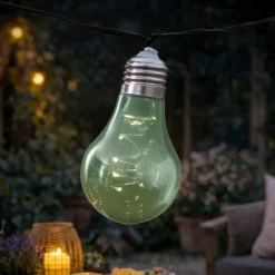 #N/A Luci Per Esterno-Ghirlanda luminosa solare Flashing 4,5 m - 50 LED