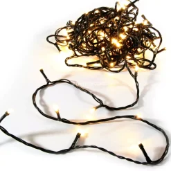 Feeric Lights & Christmas Ghirlande Di Luci-Ghirlanda luminosa Timer 10 m Bianco caldo 100 LED CV