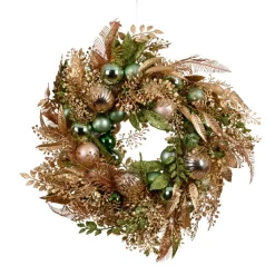 KAEMINGK Corona Di Natale-Ghirlanda natalizia (D50 cm) Majesty e dorato