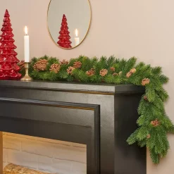 KAEMINGK Ghirlanda In Abete Artificiale-Ghirlanda per albero di Natale (180 cm) Eagle Montain Verde abete