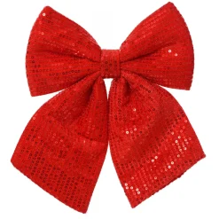 KAEMINGK Addobbi Natalizi-Grande Fiocco di Natale (H32 cm) Paillettes