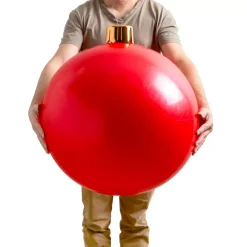 KOOPMAN Decorazioni E Oggetti Natalizi|Palline Grande Dimensione-Grande pallina di Natale gonfiabile D65 cm