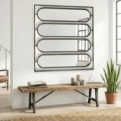 EMINZA Specchi-Grande specchio da parete (127 cm) Indio