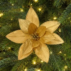 KAEMINGK Addobbi Natalizi-Grande Stella di Natale di Natale su pinza (D30 cm) Velluto