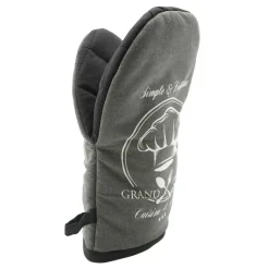 Guanto da cucina in cotone (24,5 x 14,5 cm) Grand Chef Grigio