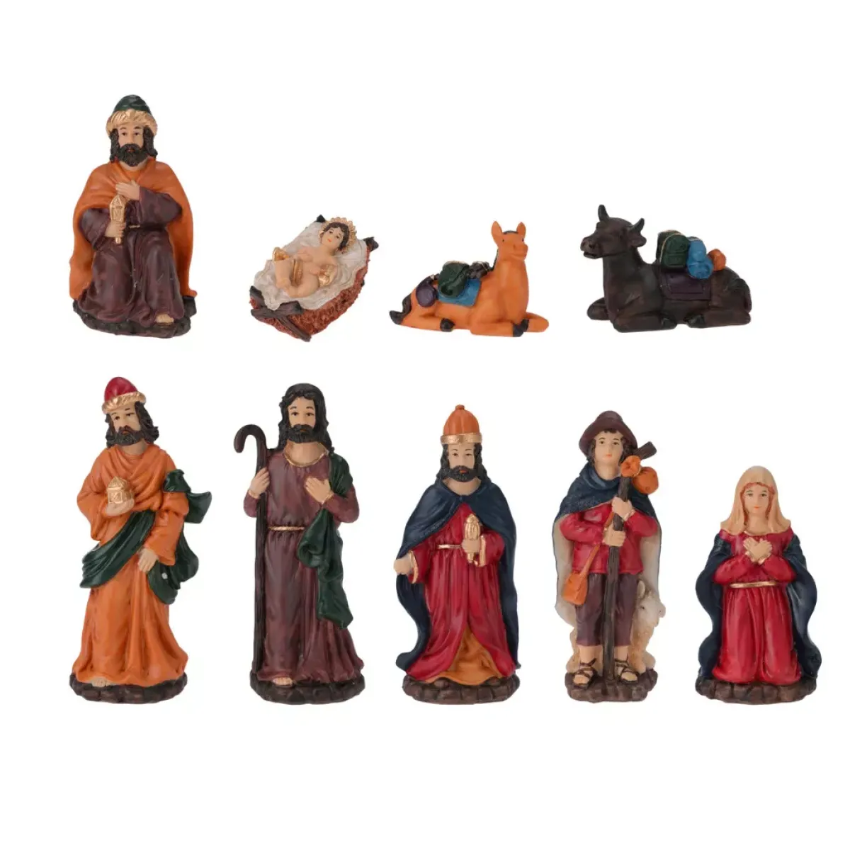 KOOPMAN Statuine Presepe-I 9 santini (Altezza 16 cm) di Alba