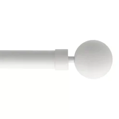 Kit asta estensibile (L160 - L300 cm / D28 mm) Gaïa Bianco opaco