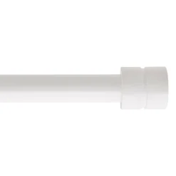 Kit asta tenda estensibile (L120 - L210 cm / D19 mm) Cesena Bianco opaco