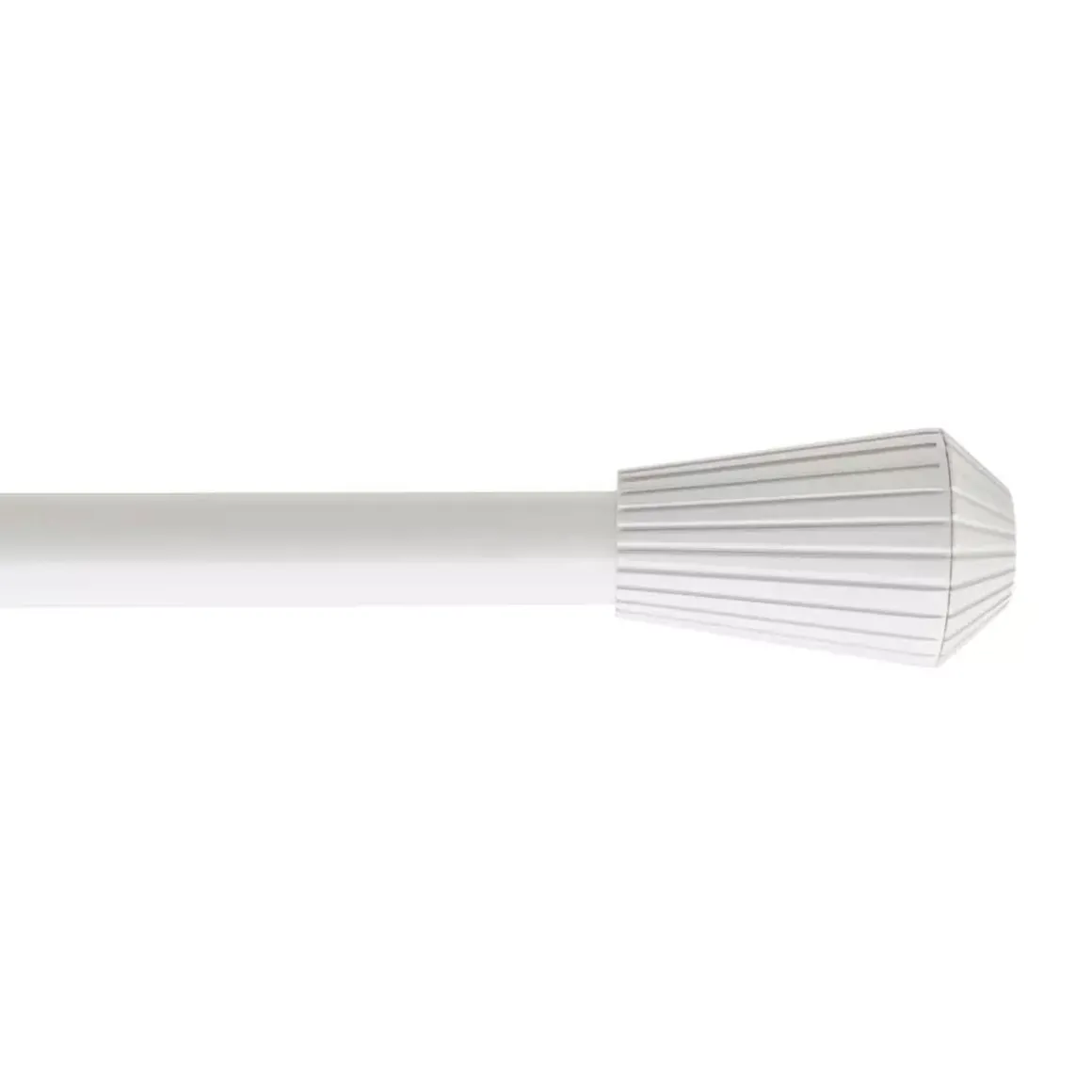 Kit asta tenda estensibile (L210 - L380 cm / D19 mm) Pisa Bianco opaco