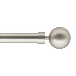Kit asta tenda estensibile (L160 - L300 cm / D28 mm) Hera Argento