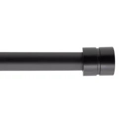 Kit asta tenda estensibile (L210 - L380 cm / D28 mm) Cesena Nero opaco