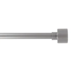 Kit asta tenda estensibile (L210 - L380 cm / D19 mm) Palermo Grigio argento