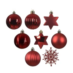 KAEMINGK Palline Di Natale-Kit di addobbi per albero di Natale (40 pezzi) Cristallo