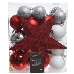 KAEMINGK Palline Di Natale-Kit di decorazioni di Natale Novae mix Bianco /