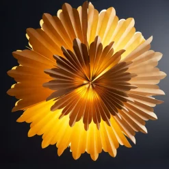 KAEMINGK Decorazioni E Oggetti Natalizi|Oggetti Decorativi E Illuminati-Lampada a sospensione carta Origami (D60 cm) Fiocco
