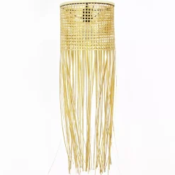 EMINZA Lampadari-Lampada a sospensione con frange in bambù (H85 cm) Maoki