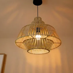 EMINZA Lampadari-Lampada a sospensione design in bambù (D50 cm) Cabrera
