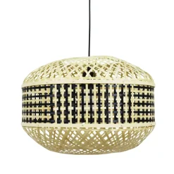 EMINZA Lampadari-Lampada a sospensione in bambù (D45 cm) e naturale