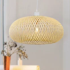 EMINZA Lampadari-Lampada a sospensione in bambù (D46 cm) Rotana