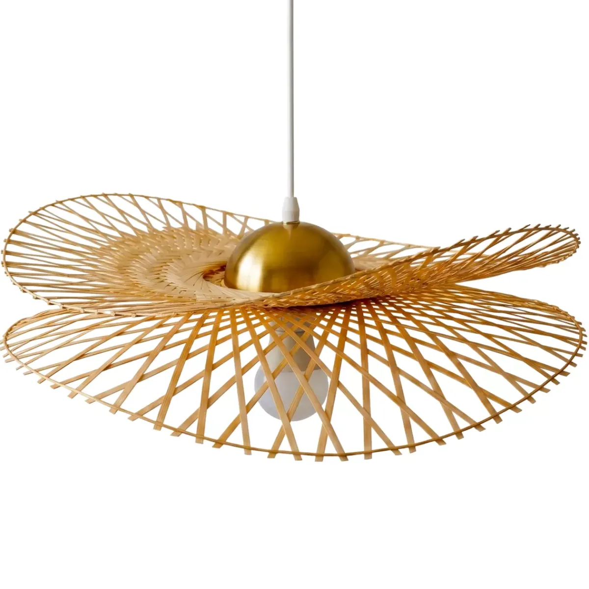 EMINZA Lampadari-Lampada a sospensione in bambù (D75 cm) Mérida
