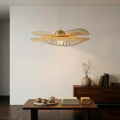 EMINZA Lampadari-Lampada a sospensione in bambù (D75 cm) Mérida
