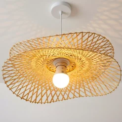 EMINZA Lampadari-Lampada a sospensione in bambù (D75 cm) Mérida