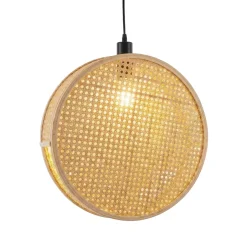 EMINZA Lampadari-Lampada a sospensione rotonda in bambù (D40 cm) Oraya