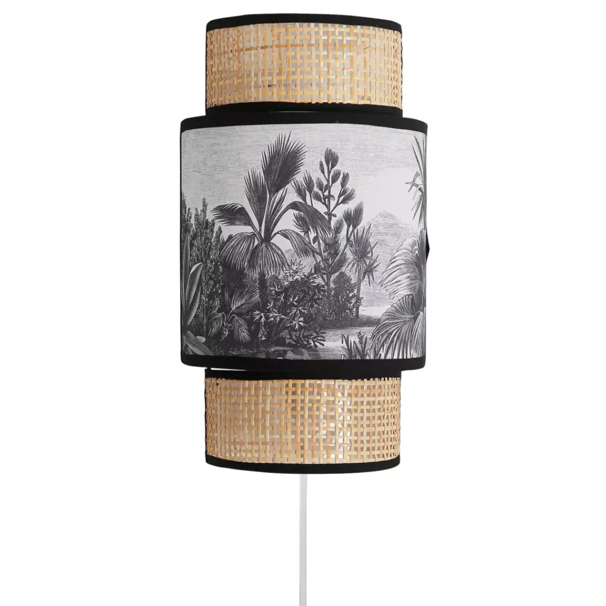 OSTARIA Lampade Da Parete-Lampada da parete canapa (H33 cm) Ombrage