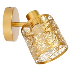 OSTARIA Lampade Da Parete-Lampada da parete (H10 cm) Calathea Dorato