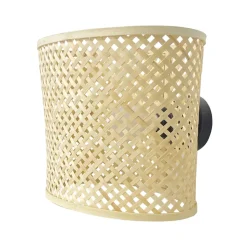 EMINZA Lampade Da Parete-Lampada da parete in bambù (H34 cm) Cadiz
