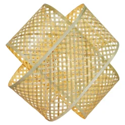 EMINZA Lampade Da Parete-Lampada da parete in bambù (H40 cm) Palmaya