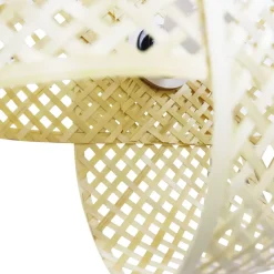 EMINZA Lampade Da Parete-Lampada da parete in bambù (H40 cm) Palmaya