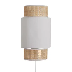 OSTARIA Lampade Da Parete-Lampada da parete rattan (H33 cm) Gigogne