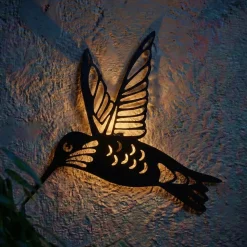 KAEMINGK Luci Per Esterno-Lampada da parete solare in metallo (L31,5 cm) Colibrì