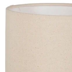 OSTARIA Lampade Da Tavolo-Lampada da tavolo ceramica e lino (H34,5 cm) Orecchio