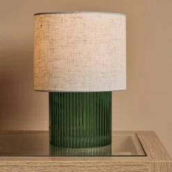 OSTARIA Lampade Da Tavolo-Lampada da tavolo (22 cm) Teca