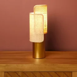 OSTARIA Lampade Da Tavolo-Lampada da tavolo (H28 cm) Bourgeon e dorato