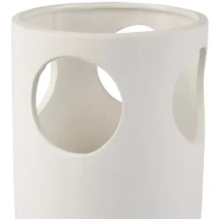 OSTARIA Lampade Da Tavolo-Lampada da tavolo in Ceramica (H27 cm) Nova Bianca