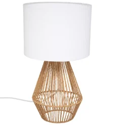 ATMOSPHERA Lampade Da Tavolo-Lampada da tavolo in corda (Alt 40 cm) Lila