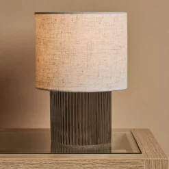 OSTARIA Lampade Da Tavolo-Lampada da tavolo in vetro (H22 cm) Delia
