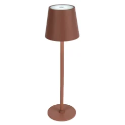 #N/A Luci Per Esterno-Lampada da tavolo senza fili ricaricabile USB 48 LED (H37 cm) Brooklyn Terracotta