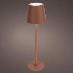 #N/A Luci Per Esterno-Lampada da tavolo senza fili ricaricabile USB 48 LED (H37 cm) Brooklyn Terracotta