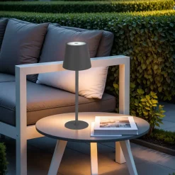 #N/A Luci Per Esterno-Lampada da tavolo senza fili ricaricabile USB 48 LED (H37 cm) Brooklyn